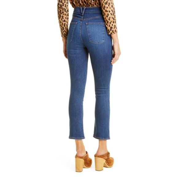 NWT VERONICA BEARD Carly High Waist Kick Flare Jeans 23 Bright Blue - Picture 2 of 10